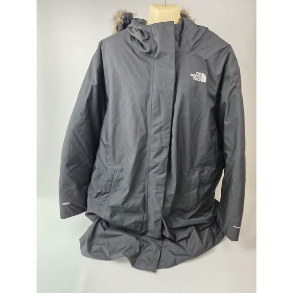 The North Face Black Plus TNF Arctic Parka Women's Down Coat Women's Size 3X - Picture 1 of 7